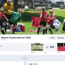 Macon County Soccer Club Facebook Page